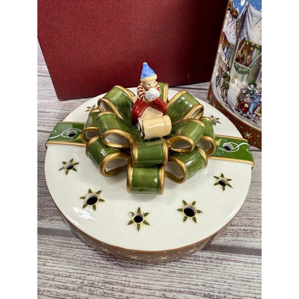 SOLD***Villeroy & Boch Christmas Toys Musical "Joy To The World" Candle Light - Picture 11 of 16